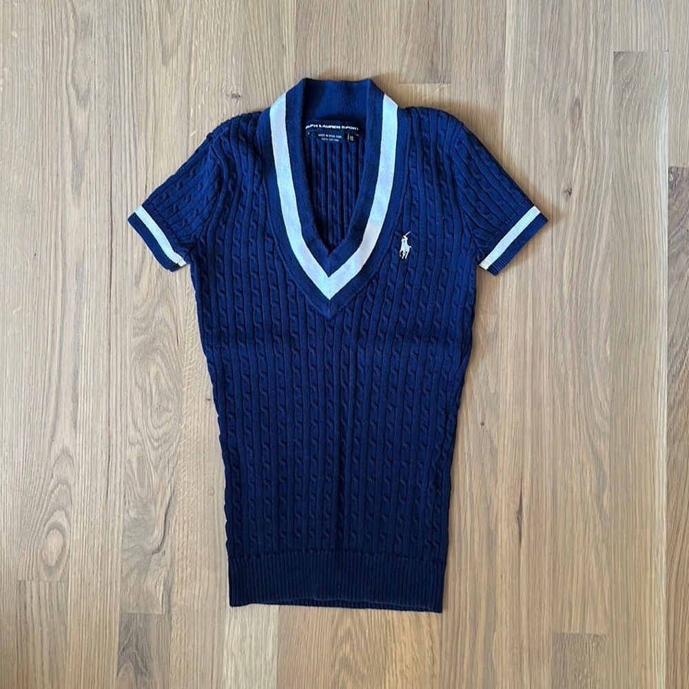 Ralph Lauren, sport, knit, sweater, vest, size extra small